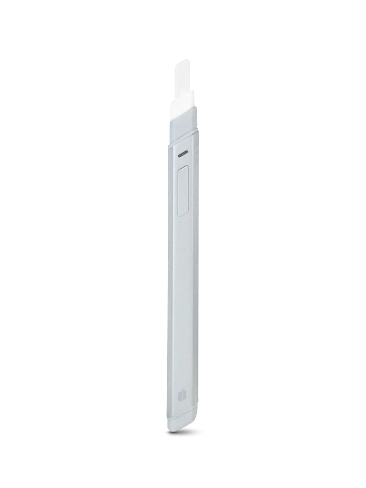 Pearl Puffco Hot Knife with ceramic tip extended, lightweight heated dab tool for mess-free loading.