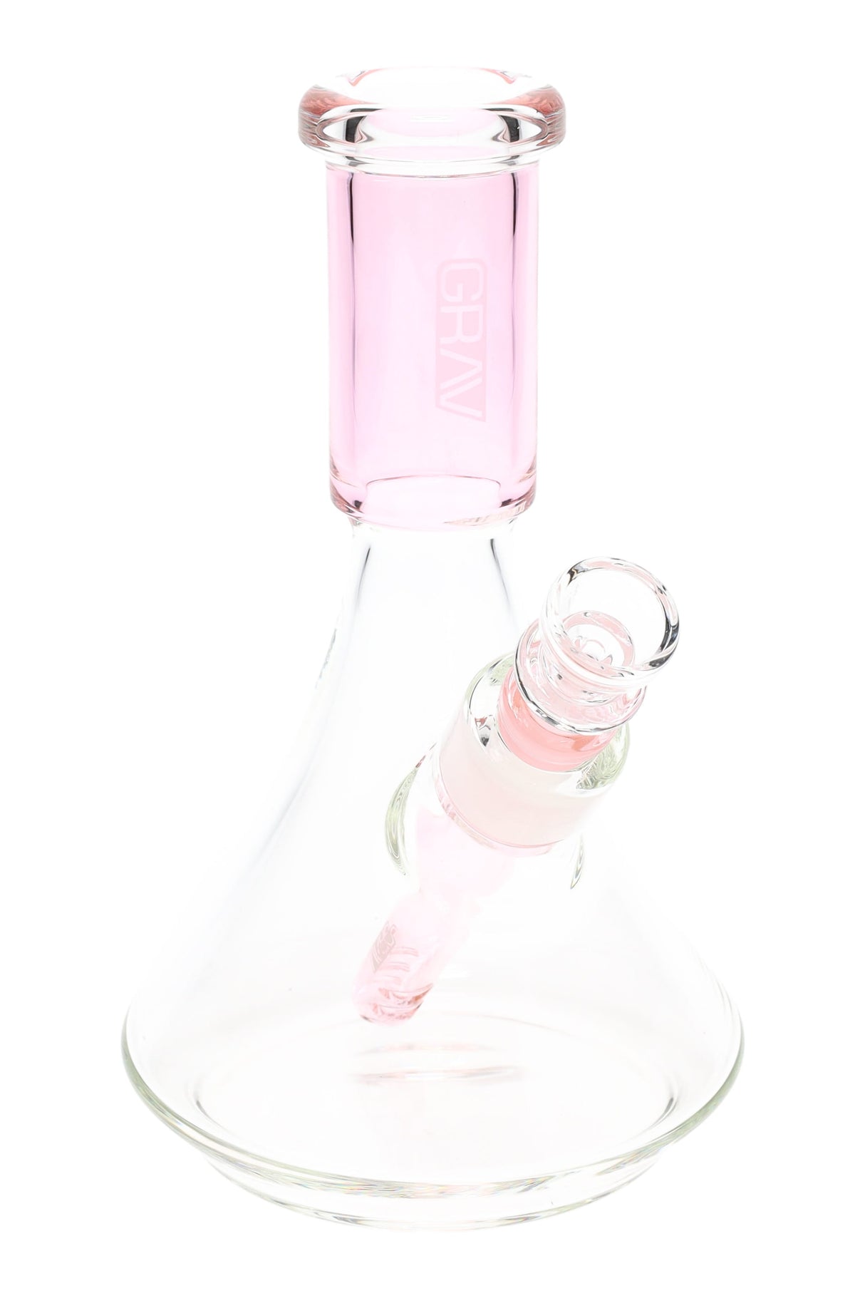 GRAV Small Deco Beaker Glass Bong – 10 mm – Assorted Colors