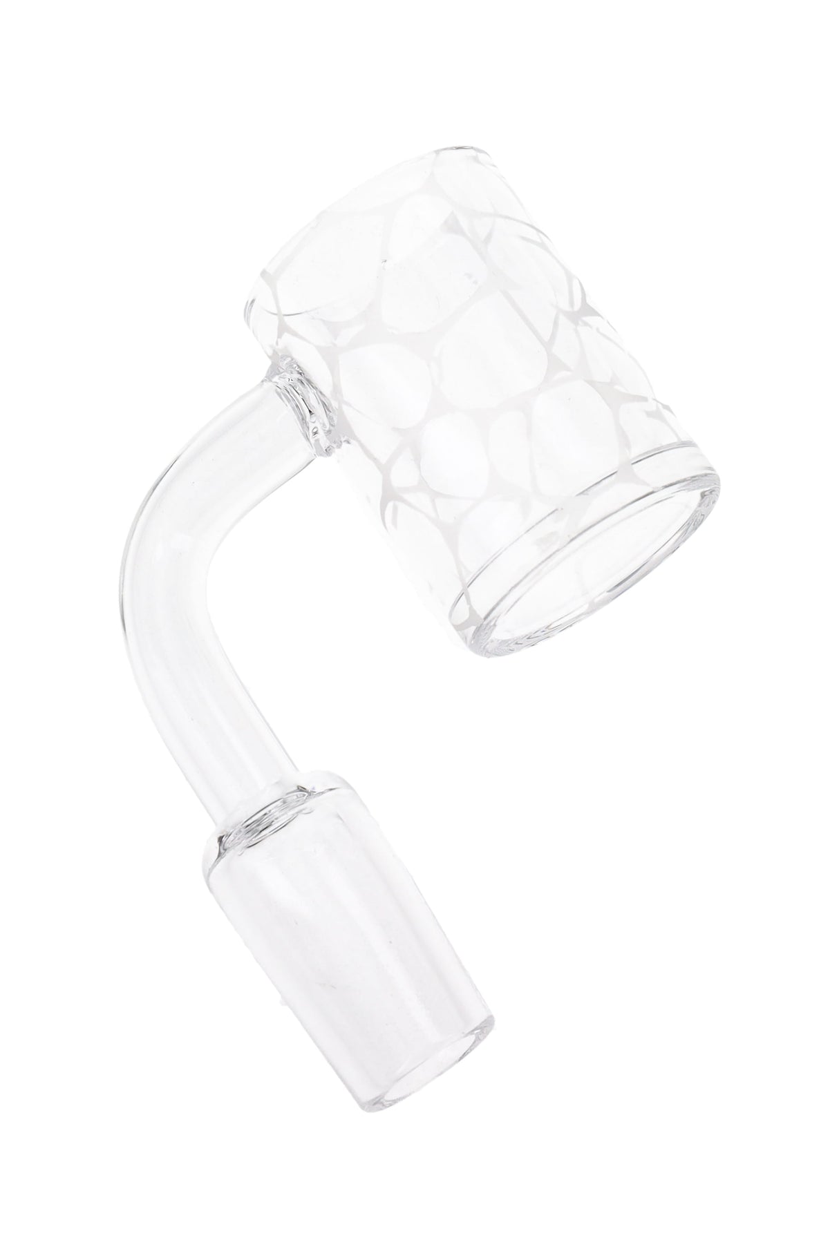 Quartz 14.5 mm Male Flat-Top Banger – Frosted Design