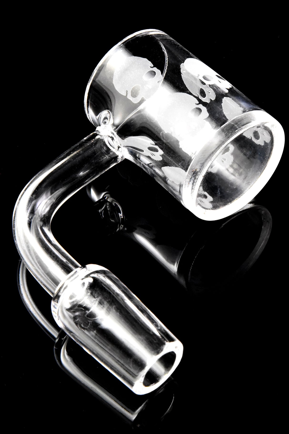 Quartz 14.5 mm Male Flat-Top Banger – Frosted Design
