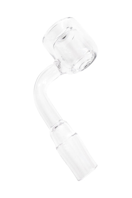 Quartz 90° thermal domeless banger, 14.5 mm; fits only rigs with matching joint size and gender.