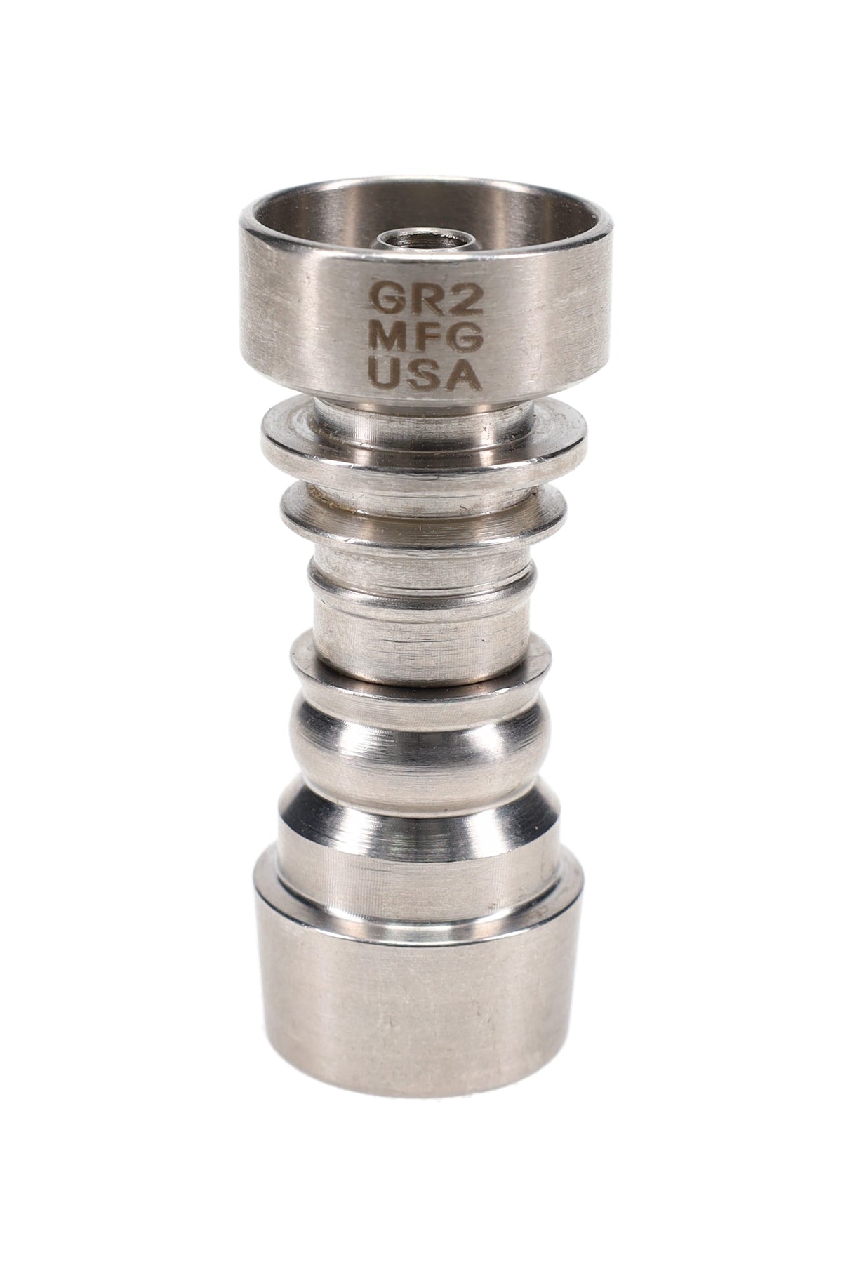 14.5 mm Male–Female Domeless GR2 Titanium Nail