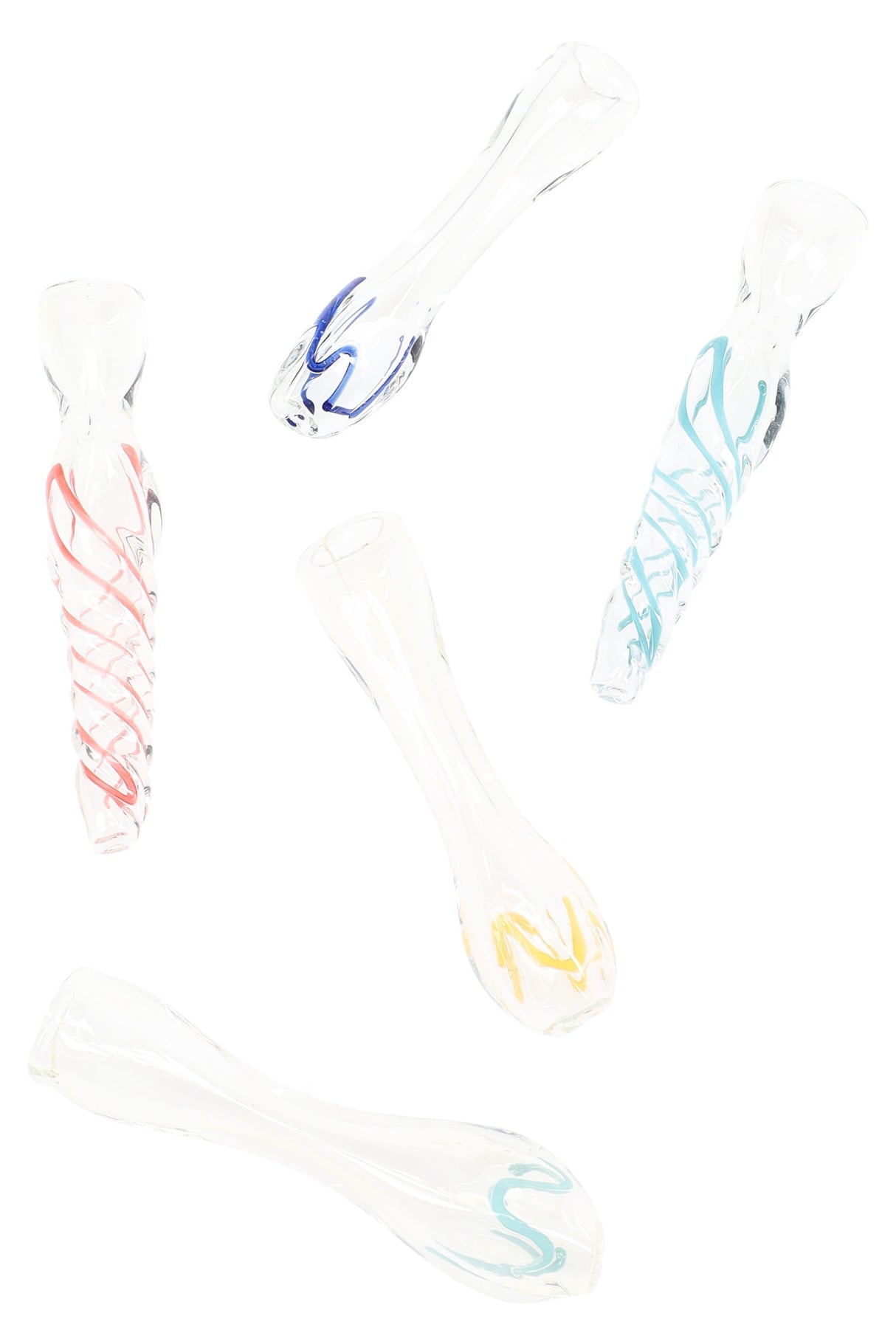 Color Changing Glass Chillum “Heat Shift” – Small – Assorted Colors