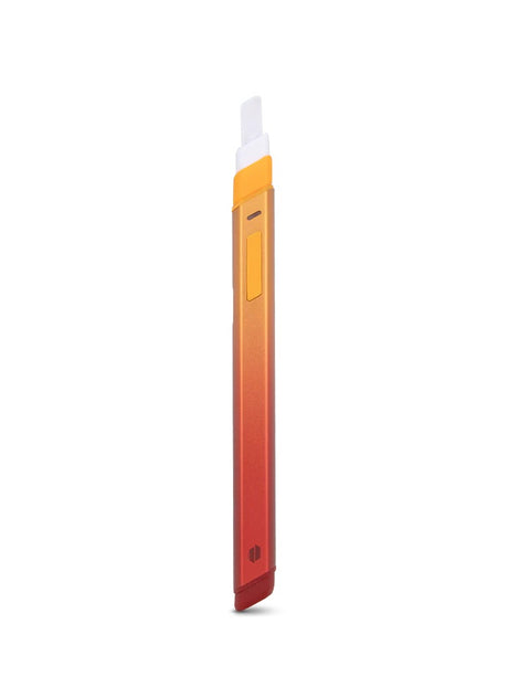 Daybreak Puffco Hot Knife electric dab tool, gradient orange-red body with ceramic tip extended, sleek side profile.
