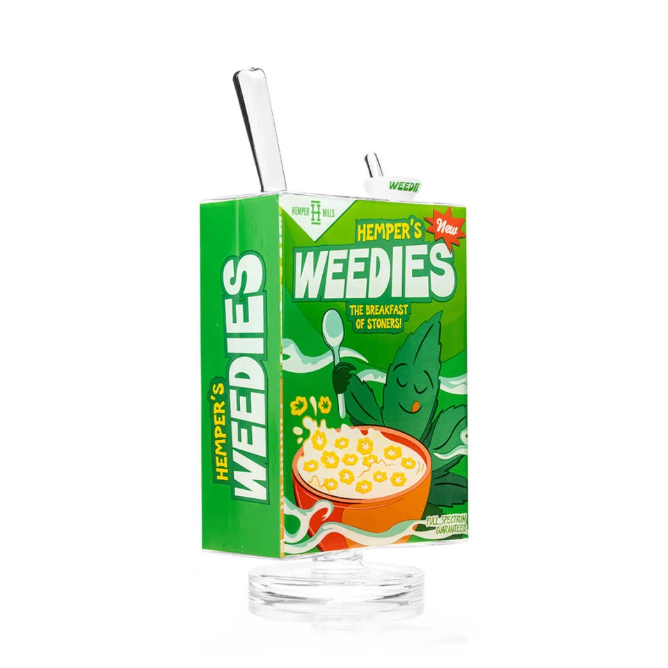 Hemper Weedies Cereal Box XL Glass Bong – WP3518