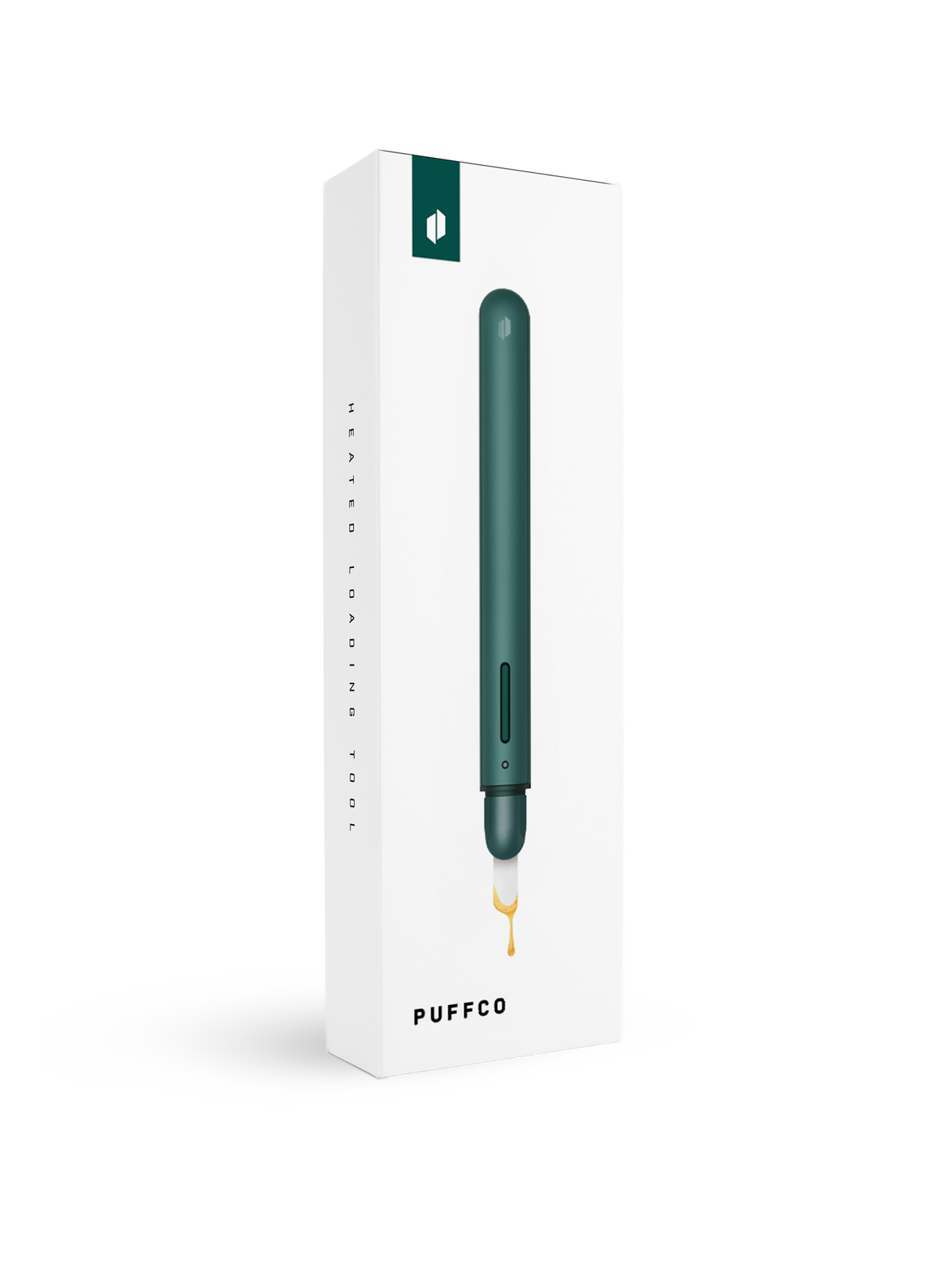 Limited-edition Pine Puffco Hot Knife retail box with product graphic and heated loading tool label