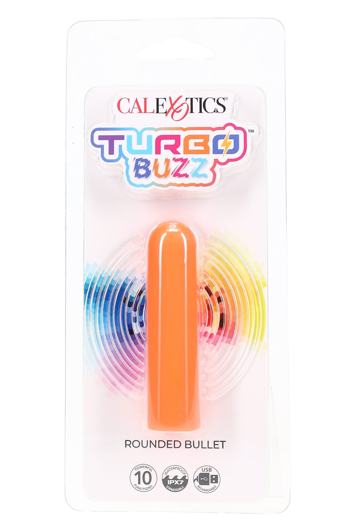 Turbo Buzz Rounded Bullet – 10 Functions – USB Rechargeable – IPX7