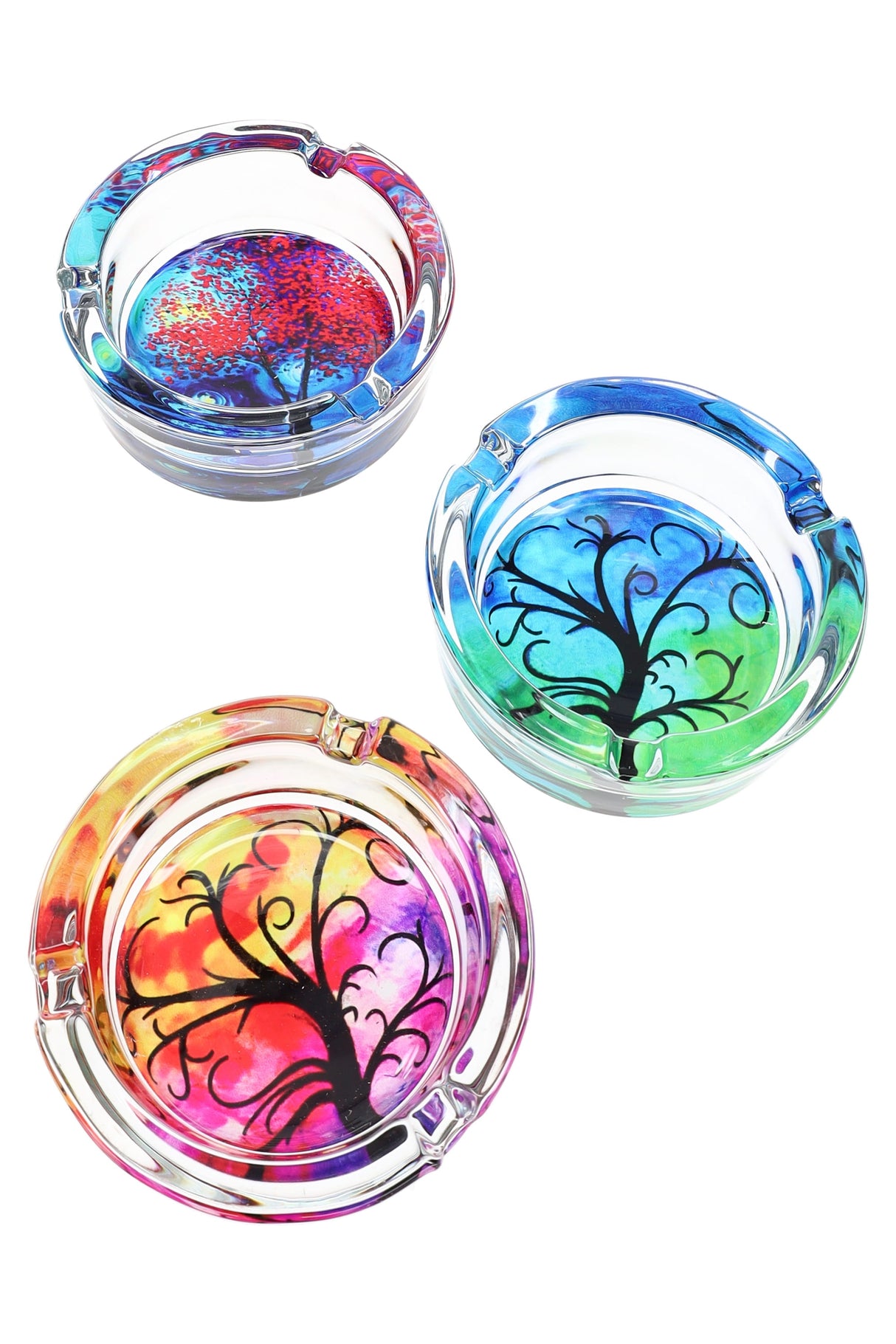 3.25″ Tempered Glass Ashtray – Pop Designs