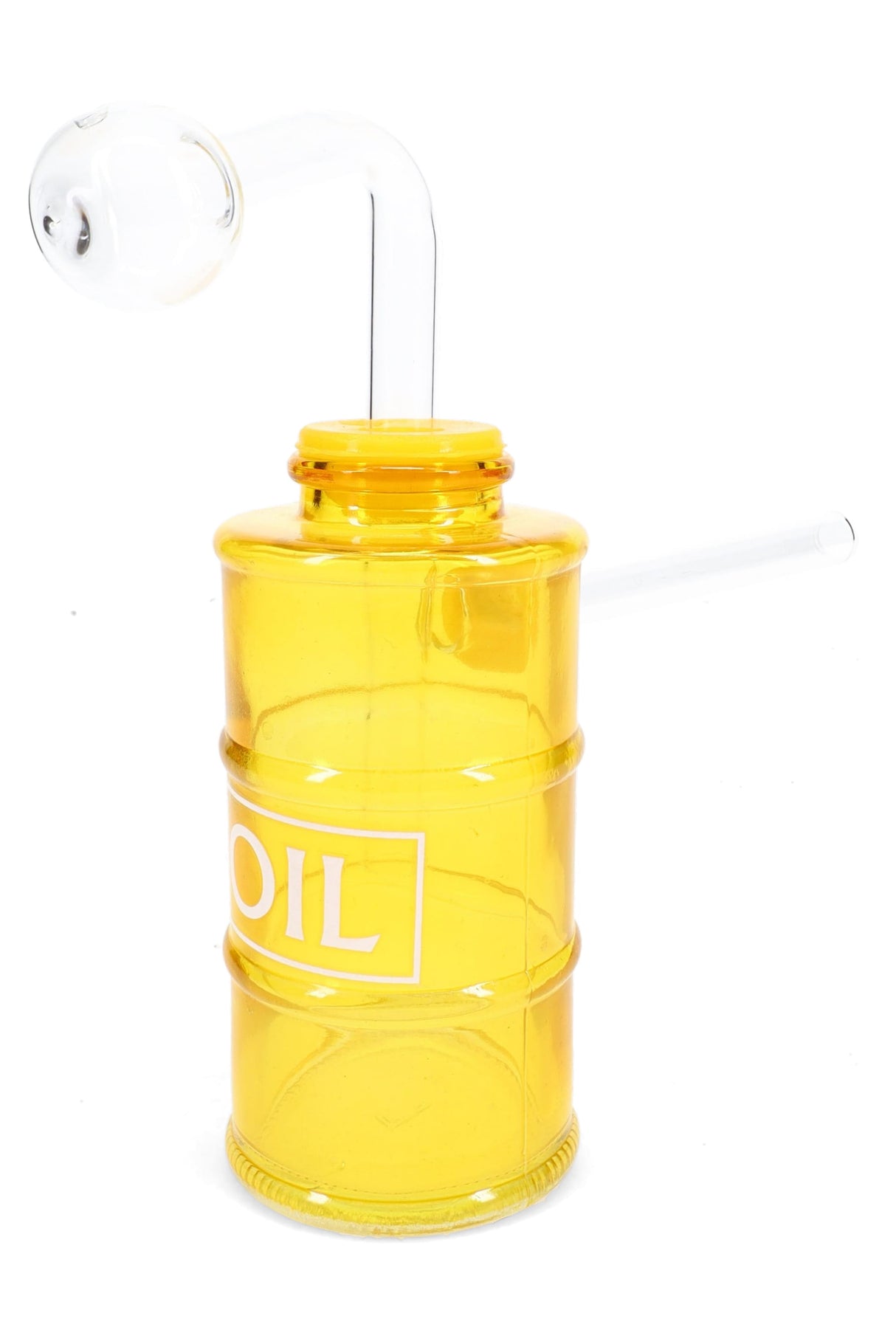 Glass Barrel Oil Burner Rig “Fuel Cell” – 4″ – Assorted – US-Made