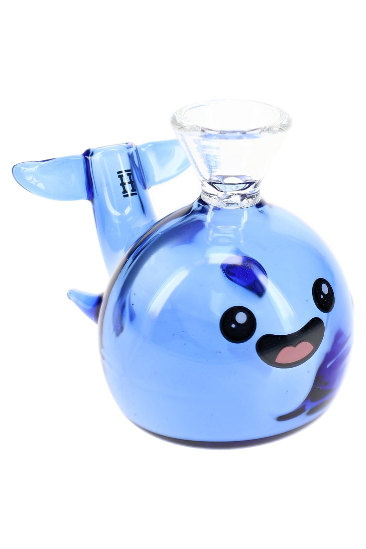 4" Hemper Blue Whale Glass Hand Pipe – P3297