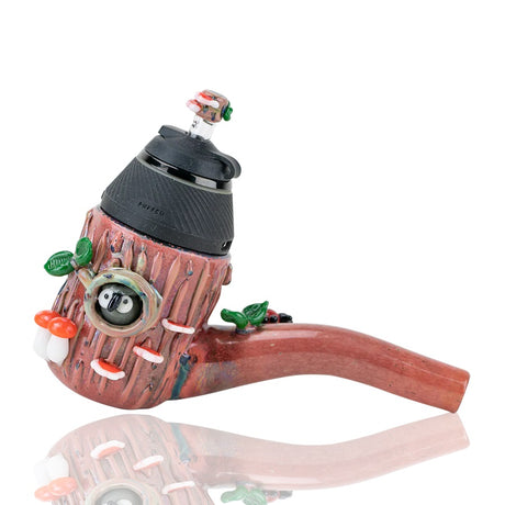Puffco Proxy core installed in the Hootie Sherlock attachment, highlighting the whimsical owl and mushroom decorations.