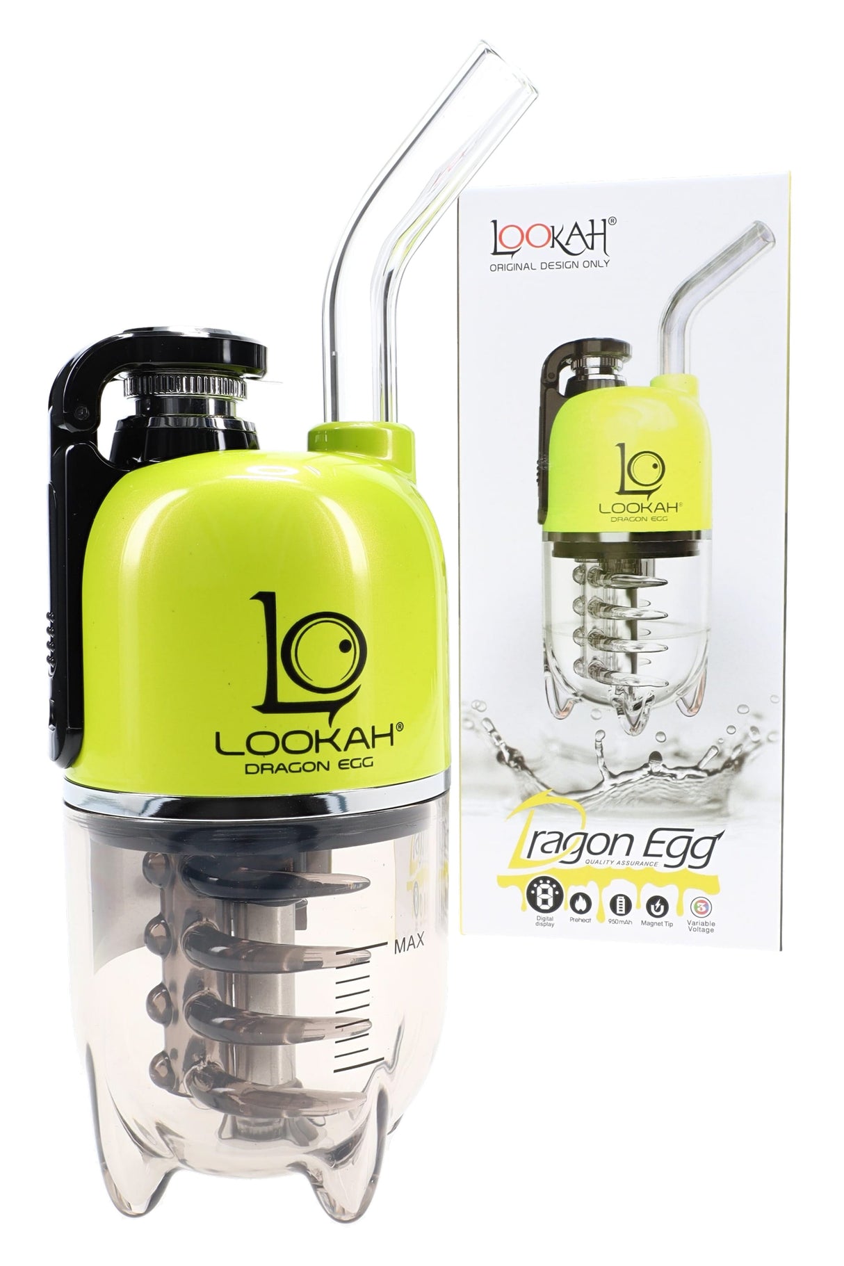 Lookah Dragon Egg Dab E-Rig – 950 mAh – USB-C – Digital Display