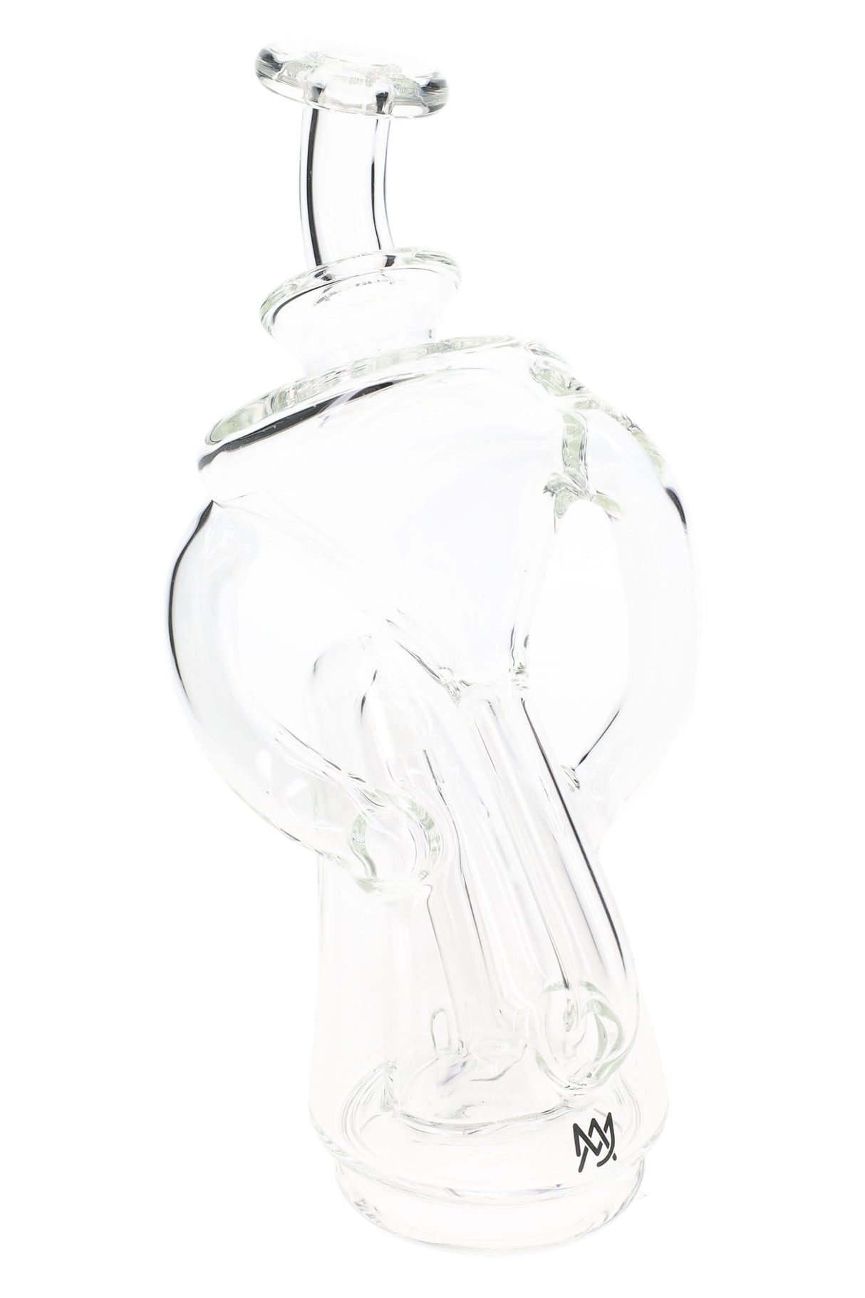 Clear MJ Arsenal Tempest glass top for Peak and Peak Pro shown as a standalone concentrate accessory