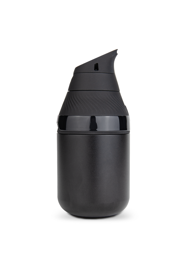 Side profile of Puffco Proxy Core Kit showing smooth black body and textured top mouthpiece section