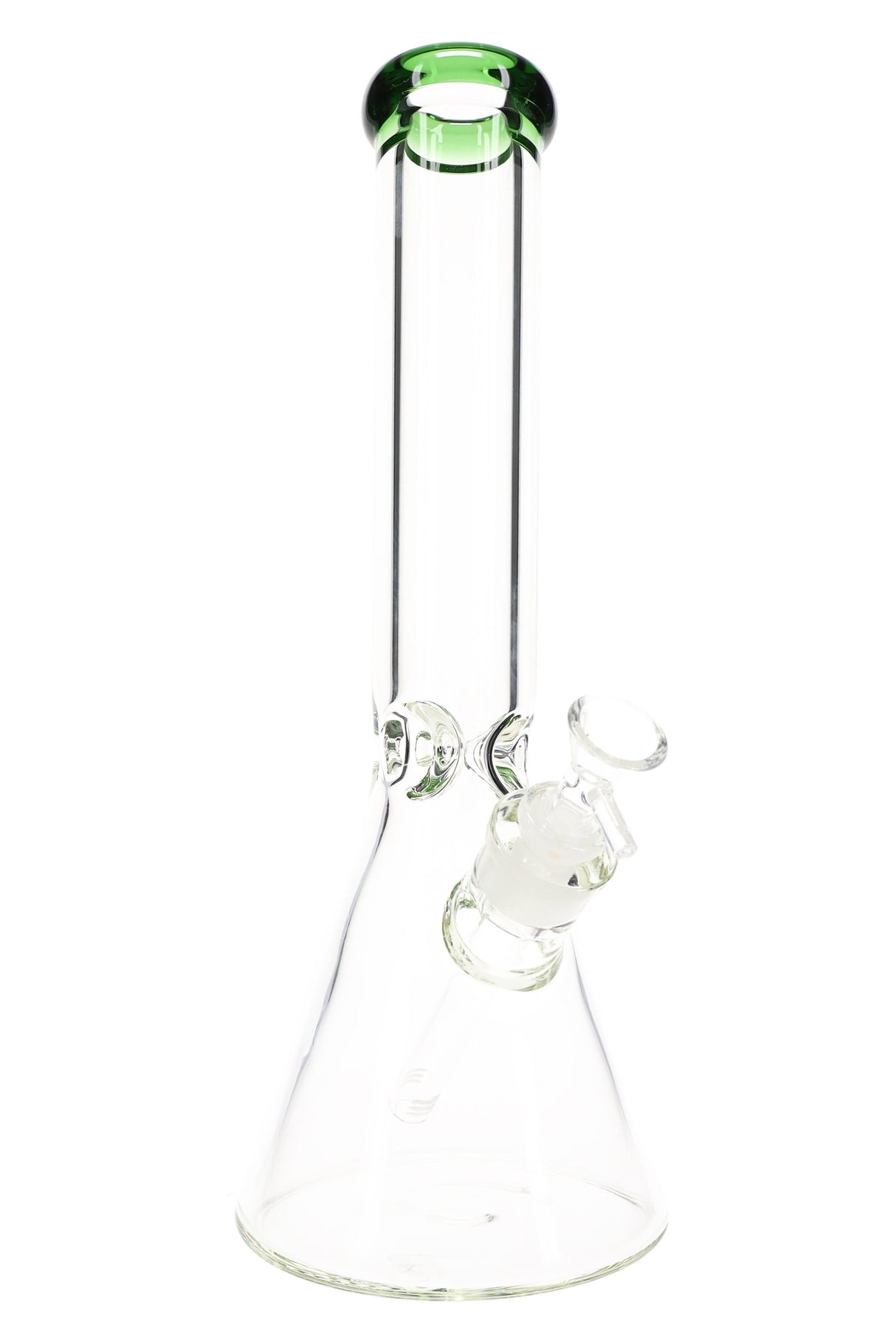 Clear Beaker Glass Bong “Ice Vault” – Ice Pinch – 9 mm – 13.5″ – Assorted Colors