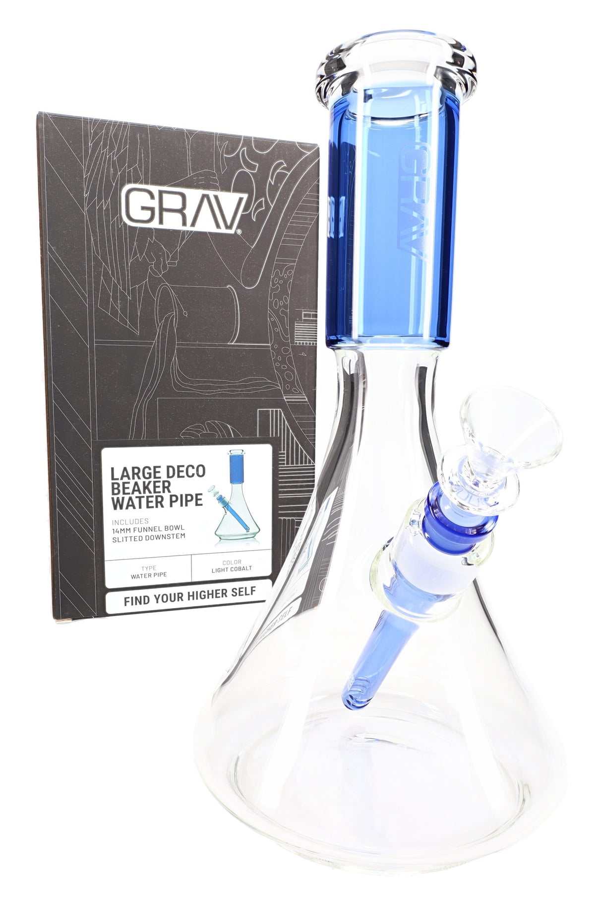 GRAV 11.5″ Deco Beaker Bong – 14 mm