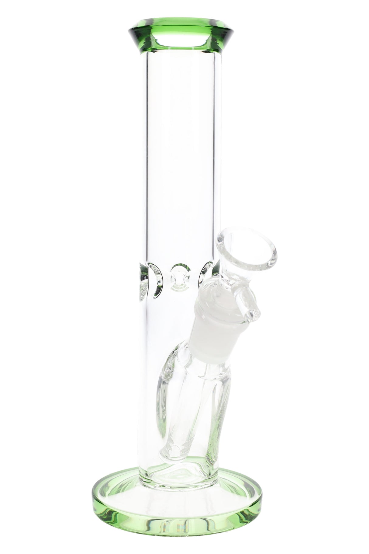 Straight Tube Glass Bong “Color Pop” – 9″ – Assorted Colors