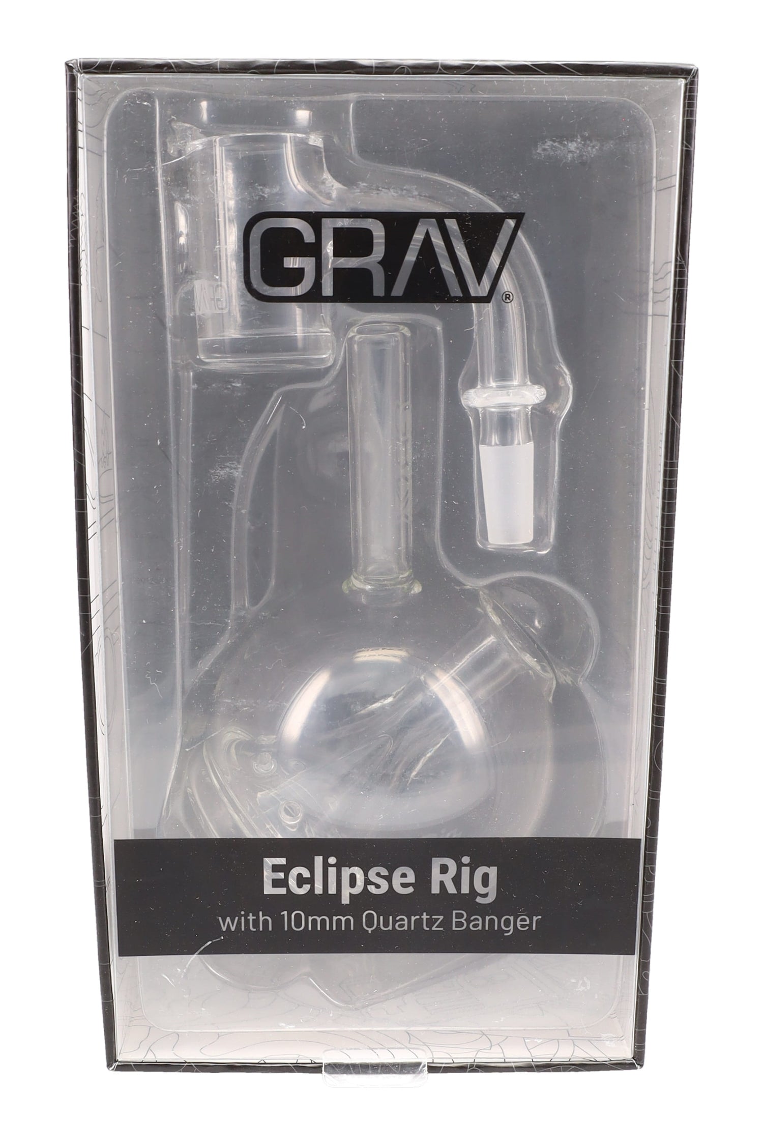 GRAV 7.5″ Eclipse Dab Rig – 10 mm Clear