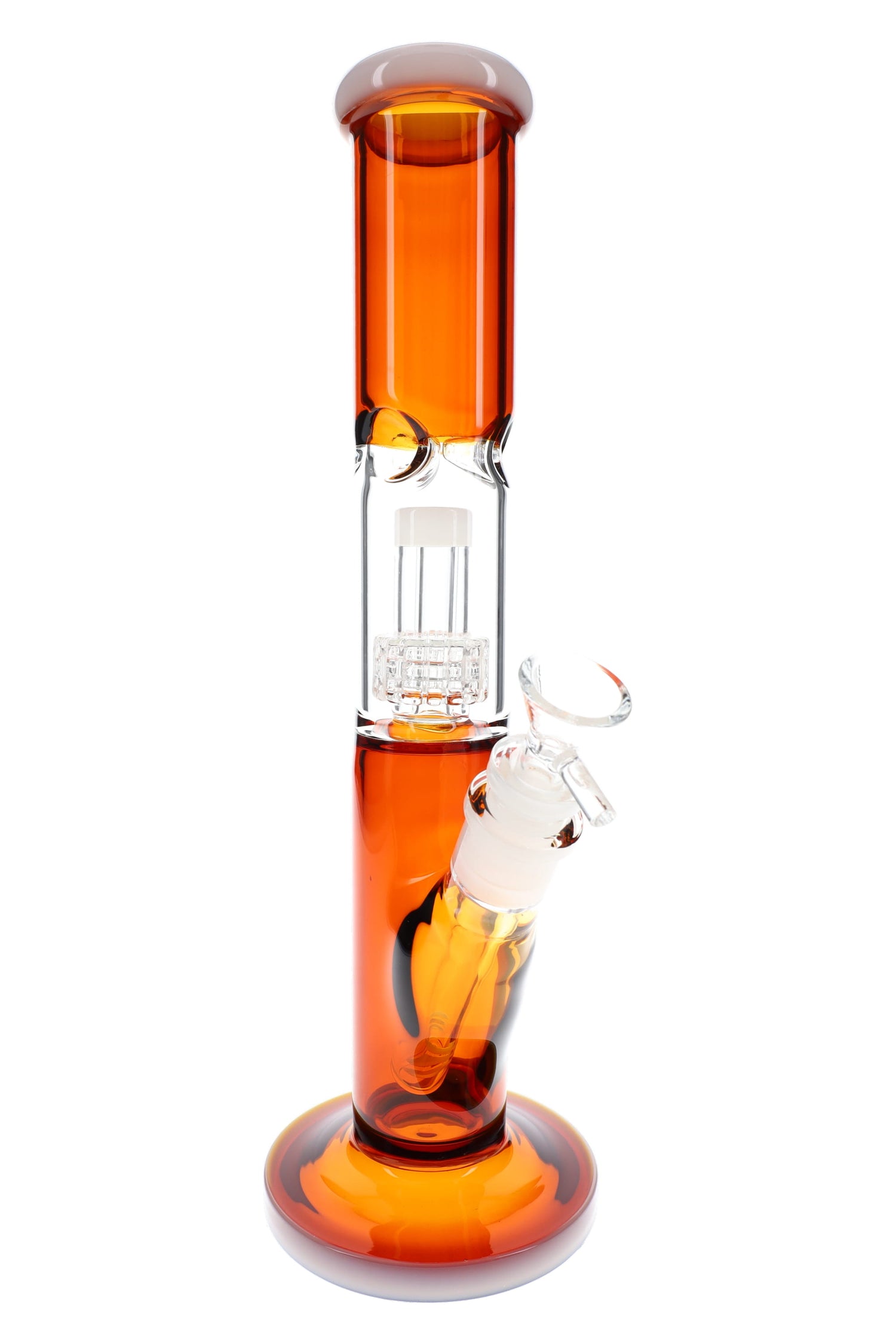 Colored Glass Straight Shooter Bong “Line Driver” – 12″ – Assorted Colors