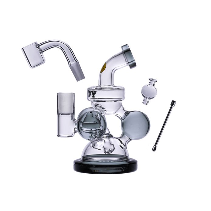 Goody Glass Atom Mini Dab Rig 4-Piece Kit - WP3524