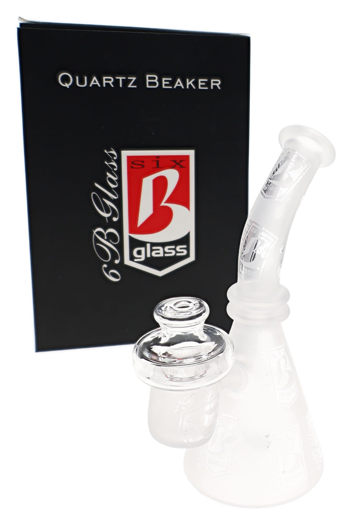 5" Mini 6B Glass Frosted Quartz Dab Rig - WP3537