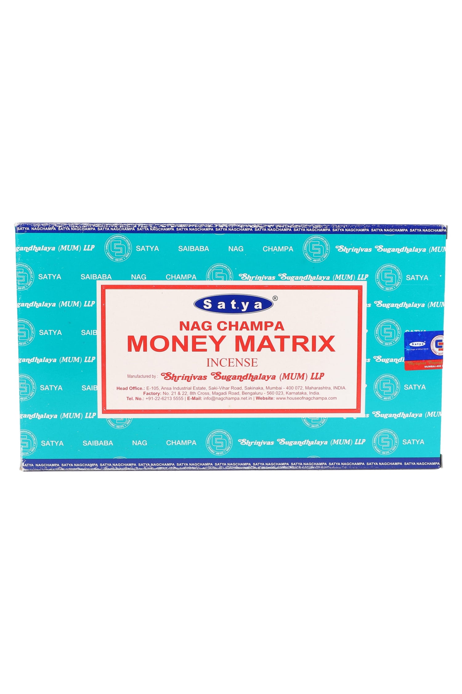 Satya Nag Champa Incense Sticks 15 g Box (12 pk)