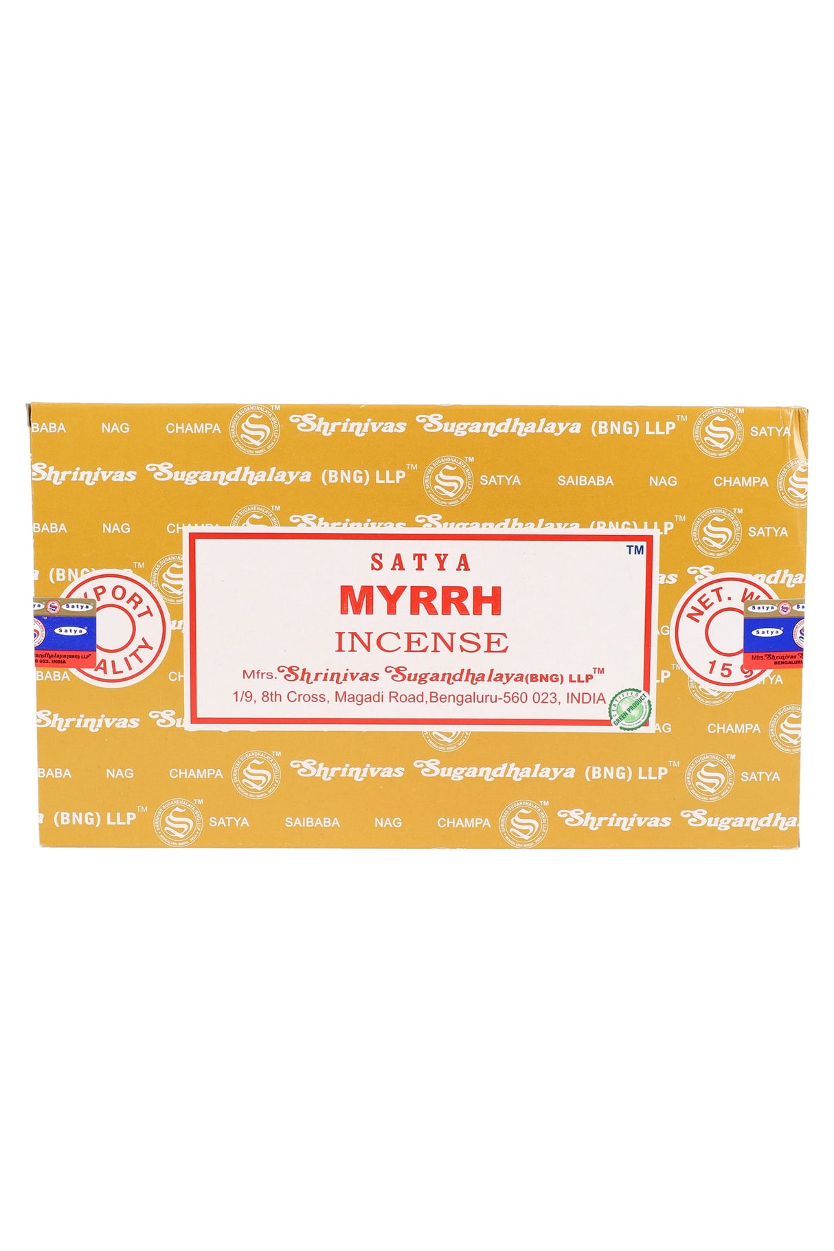 Satya Nag Champa Incense Sticks 15 g Box (12 pk)
