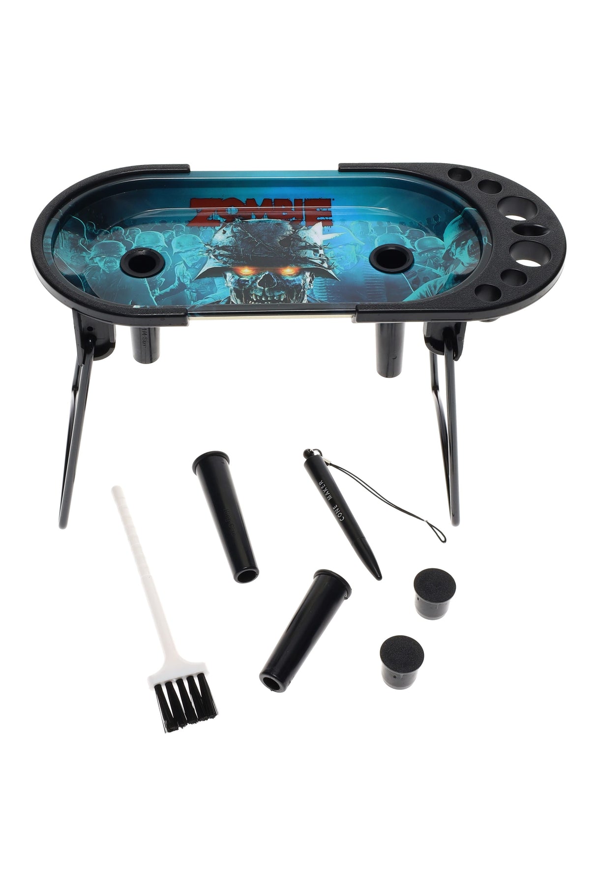 Design Metal Rolling Station Tray – 7″ × 3½″ – Assorted Designs