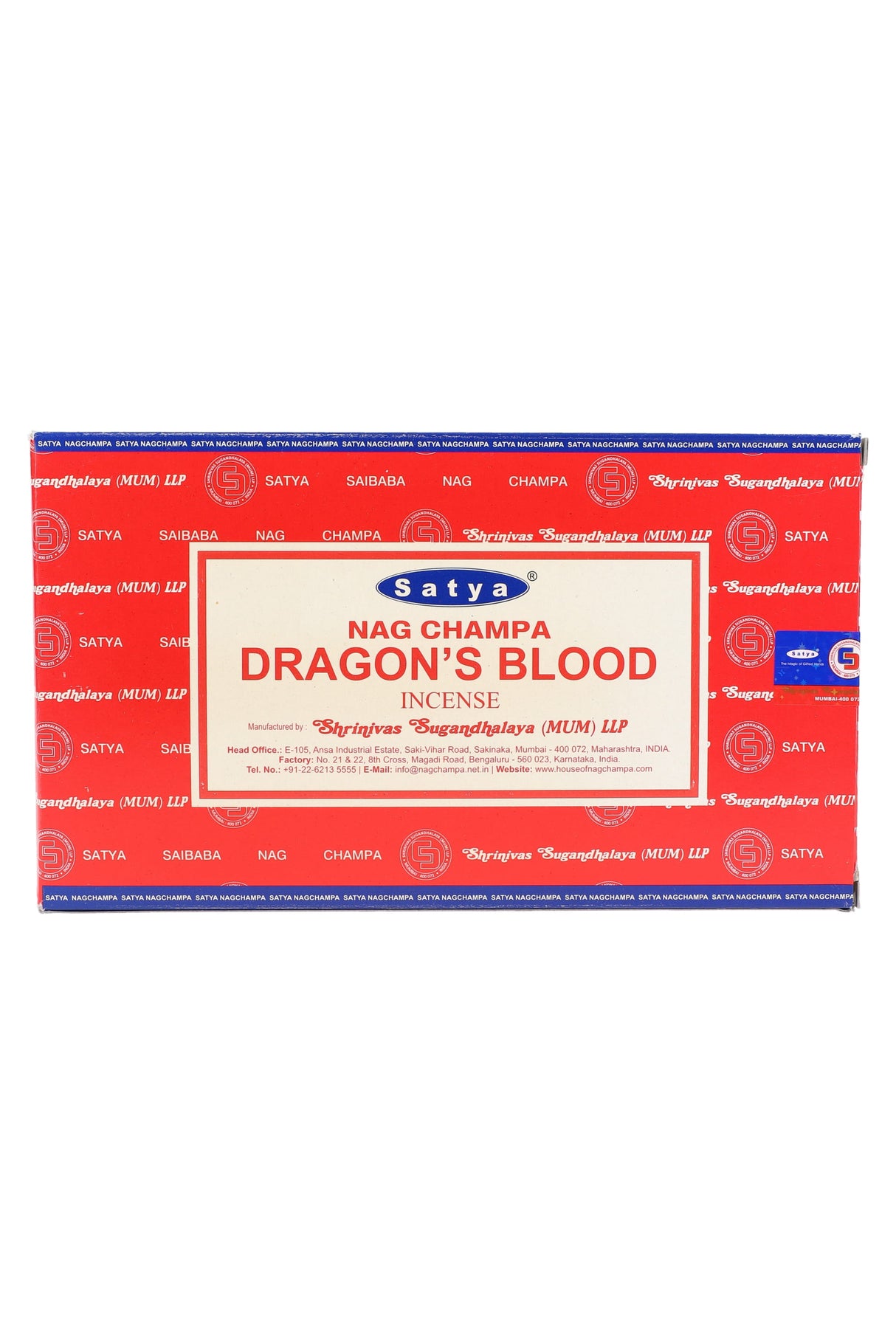 Satya Nag Champa Incense Sticks 15 g Box (12 pk)