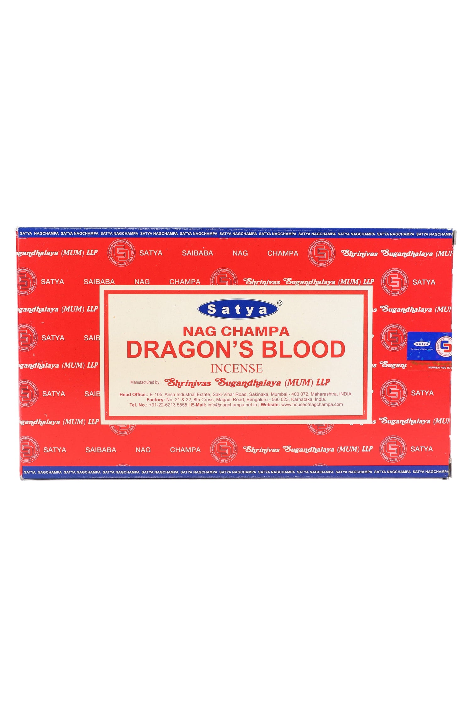 Satya Nag Champa Incense Sticks 15 g Box (12 pk)