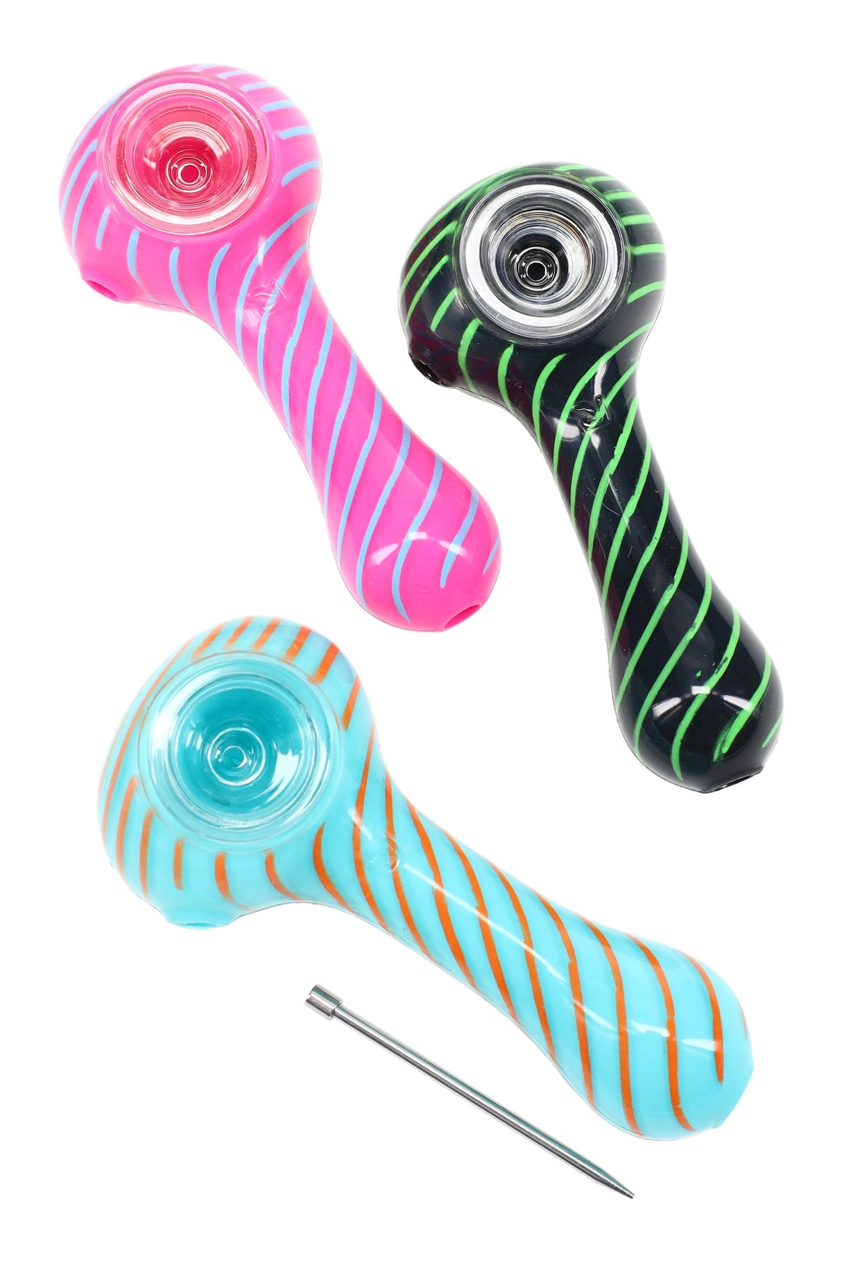 Eyce ORAFLEX 4″ Silicone Spoon – Glass Bowl & Poker