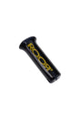 Glossy black RooR 10 mm glass rolling tip with gold logo; compact reusable filter designed for joint comfort and clean pulls.