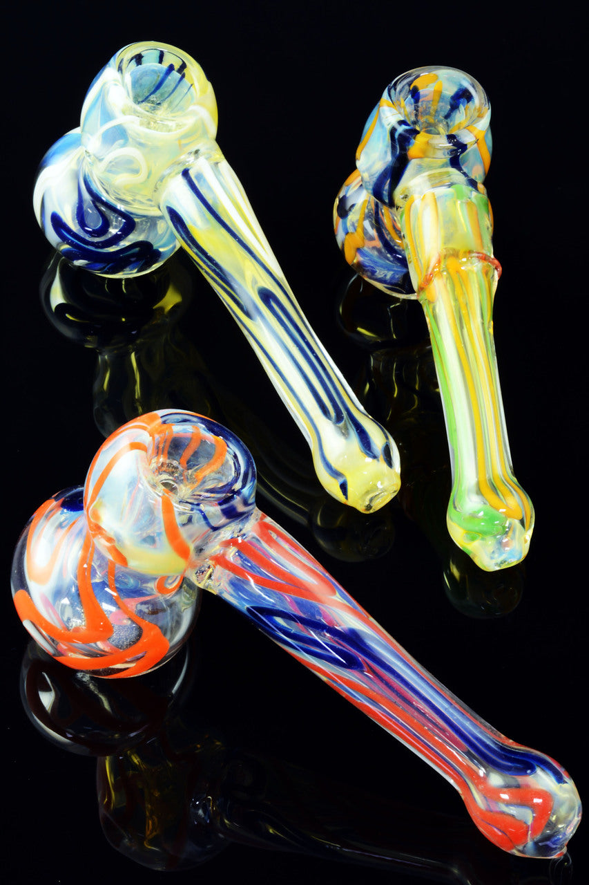 Mini Color Changing Hammer Bubbler - B663