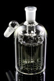 14.5mm Male to Female 45 Degree Glass Ash Catcher with Tree Perc - BS781