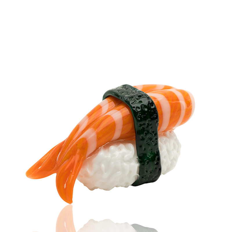 (US Made) 3.5" Shrimp Nigiri Dry Pipe - P1808