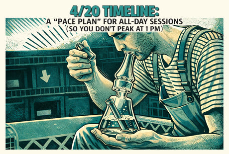 4/20 Timeline: A “Pace Plan” for All-Day Sessions (So You Don’t Peak at 1 PM)