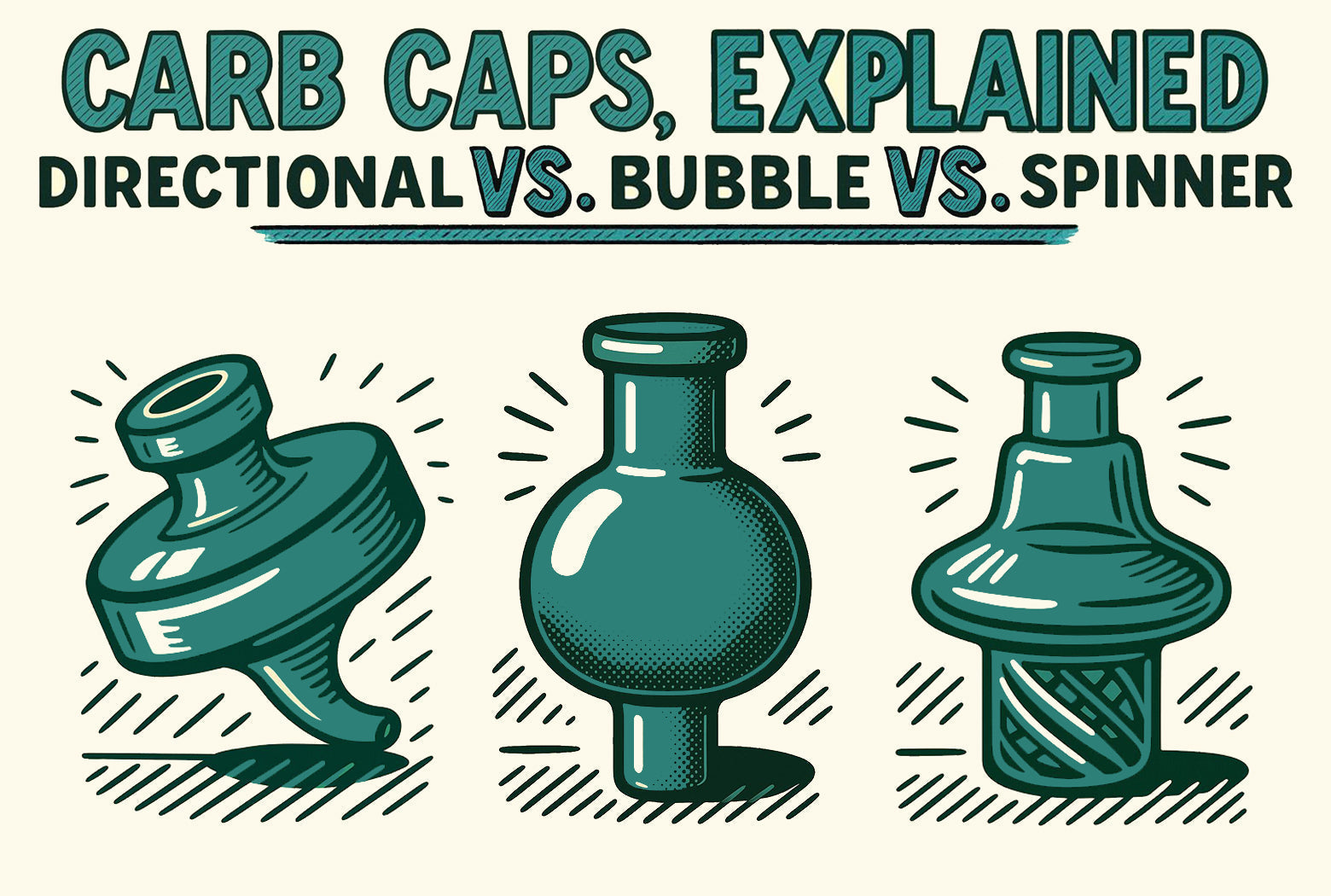 Carb Caps, Explained: Directional vs. Bubble vs. Spinner