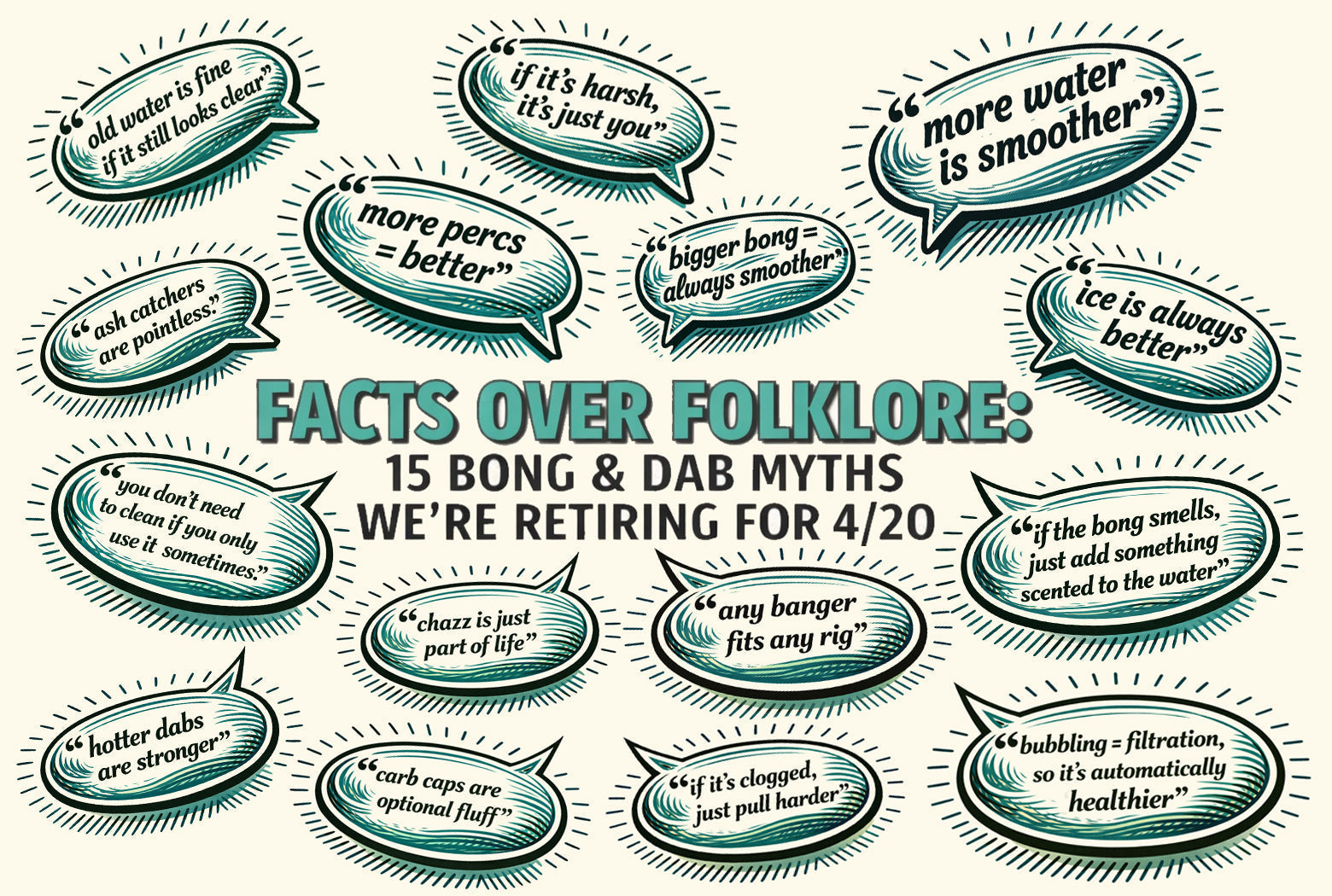 Facts Over Folklore: 15 Bong & Dab Myths We’re Retiring for 4/20