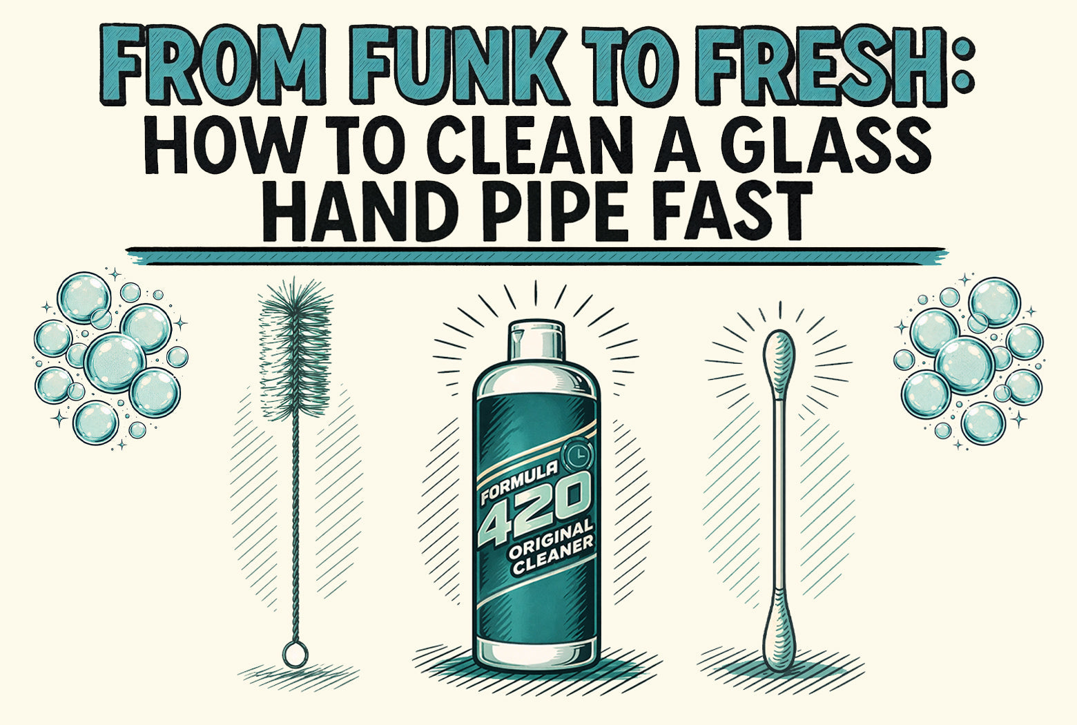 From Funk to Fresh: How to Clean a Glass Hand Pipe Fast