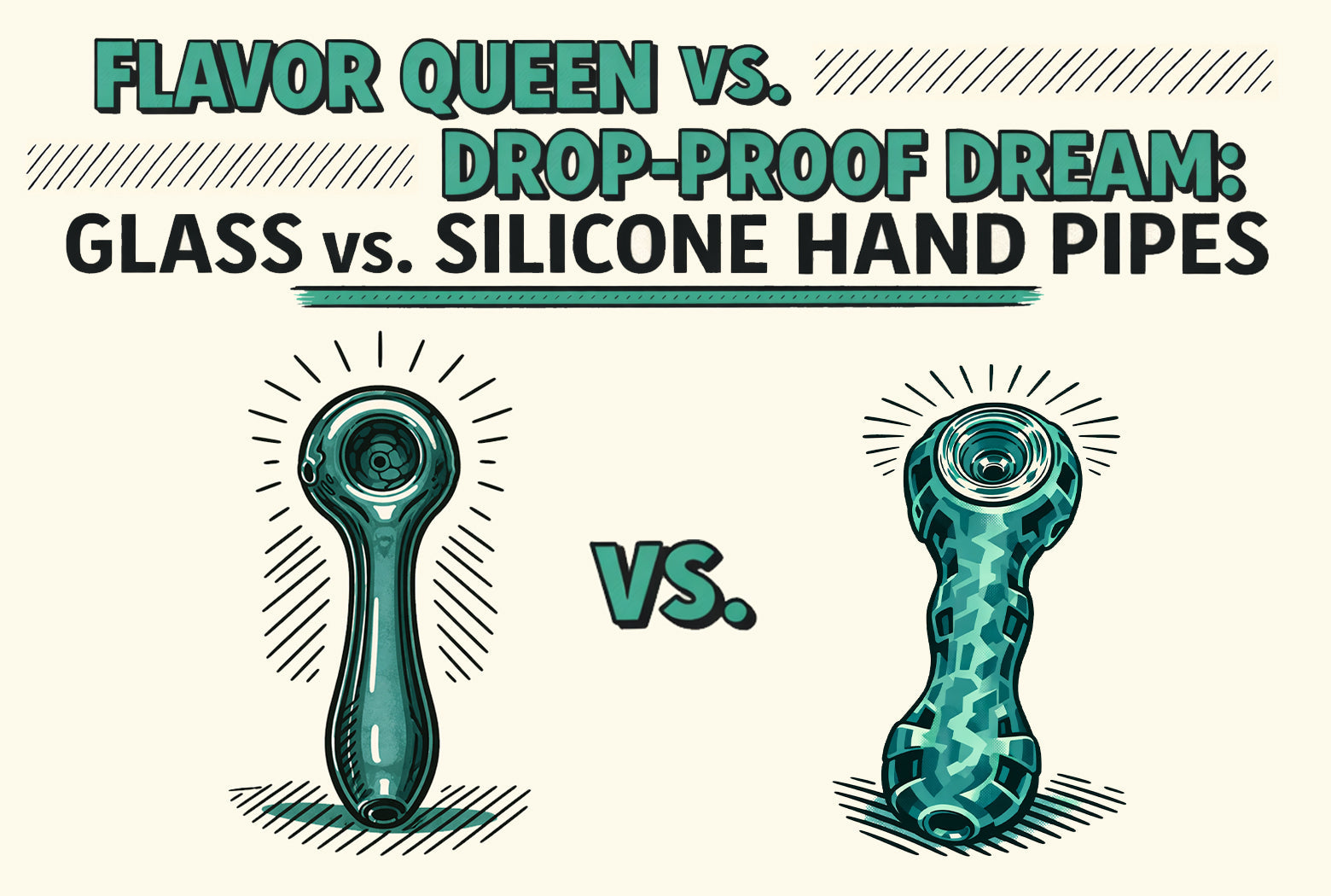 Flavor Queen vs. Drop-Proof Dream: Glass vs. Silicone Hand Pipes