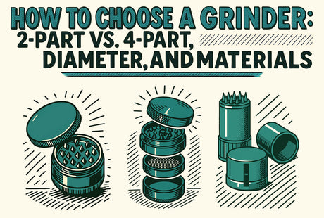 How to Choose a Grinder: 2-Part vs. 4-Part, Diameter, and Materials
