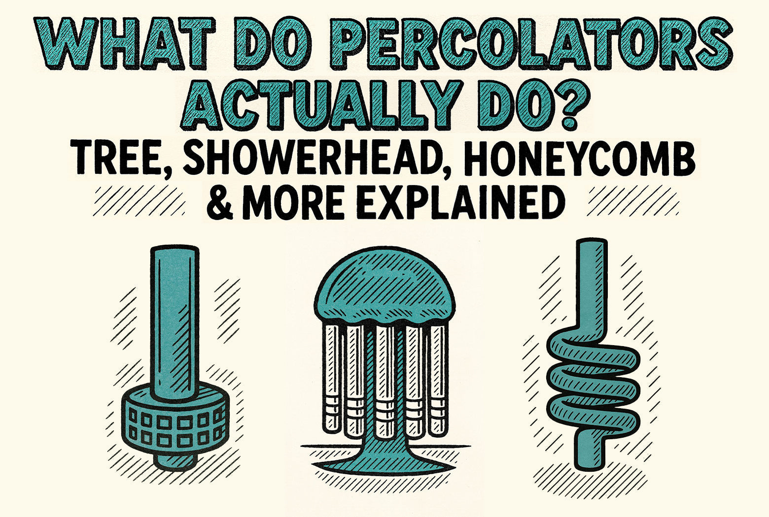 What Do Percolators Actually Do? Tree, Showerhead, Honeycomb & More Explained