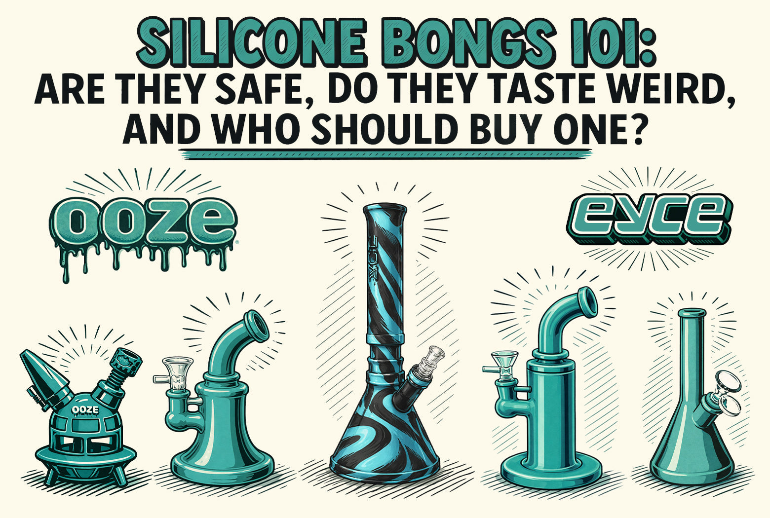 Silicone Bongs 101: Are They Safe, Do They Taste Weird, and Who Should Buy One?