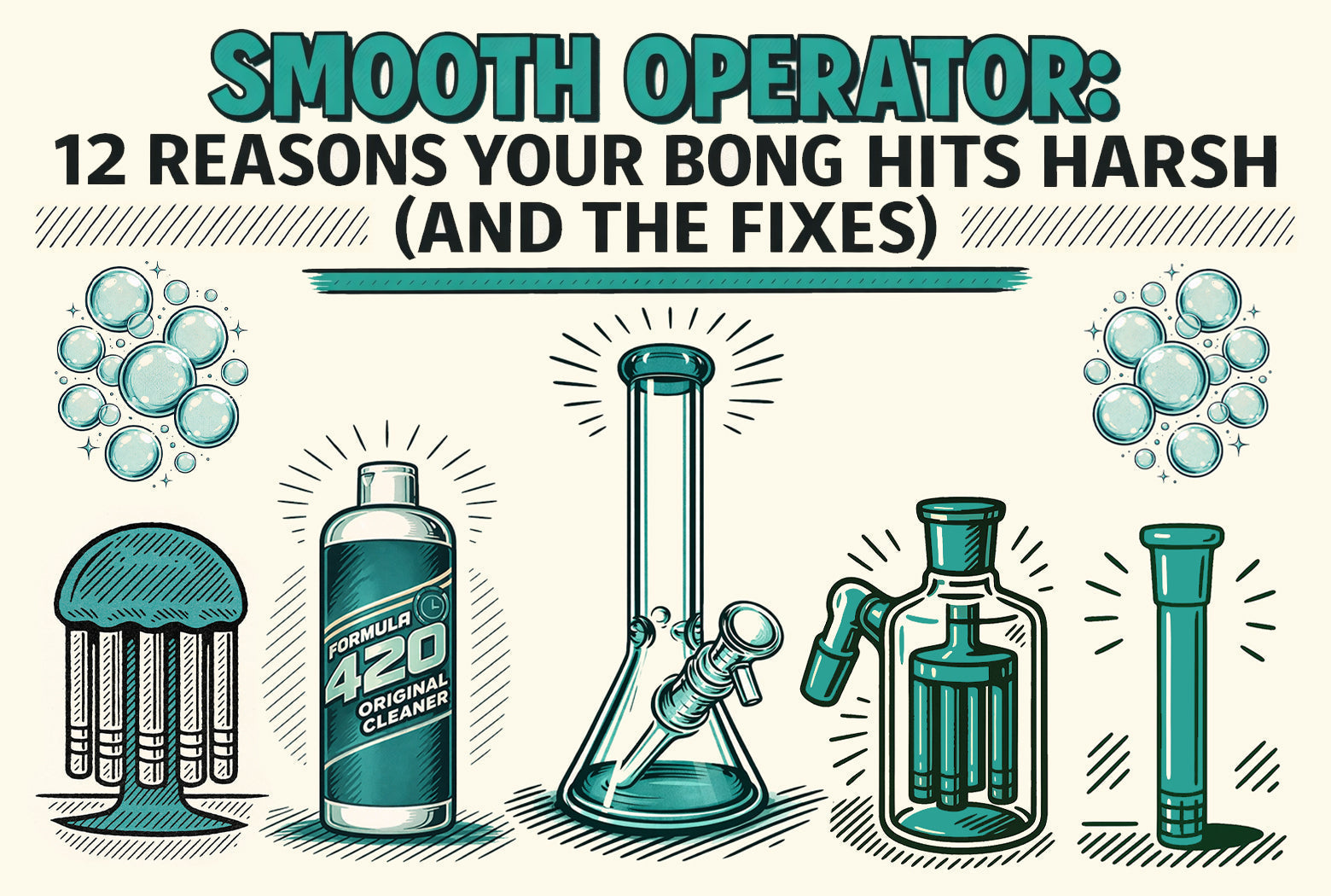 Smooth Operator: 12 Reasons Your Bong Hits Harsh (and the Fixes)