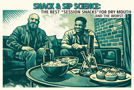 Snack & Sip Science: The Best “Session Snacks” for Dry Mouth (and the Worst)