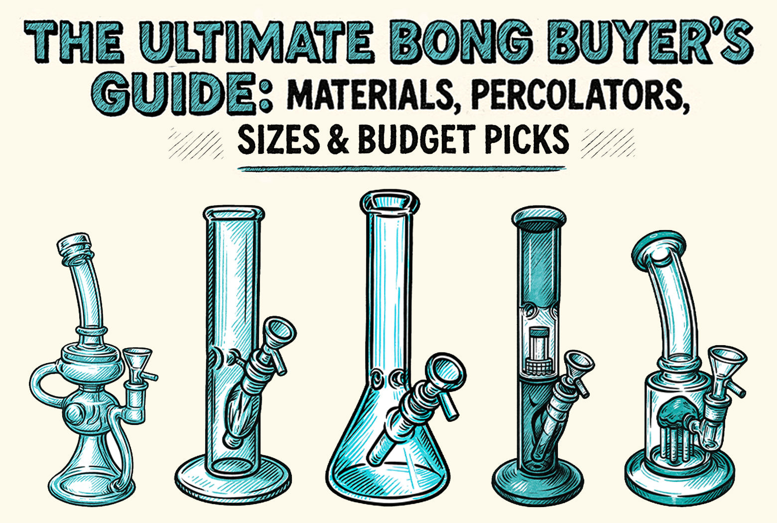 The Ultimate Bong Buyer’s Guide: Materials, Percolators, Sizes & Budget Picks