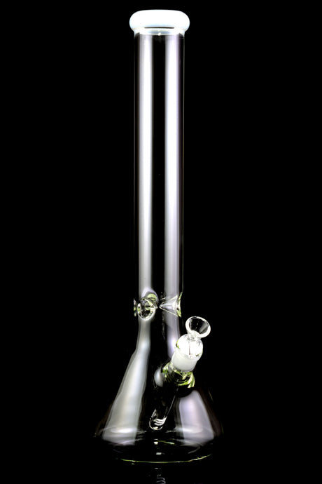 17" Glass on Glass Beaker Water Pipe with Ice Pinch – WP2185