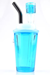 9" Medium Colorful Fluid Filled GoG Cup Water Pipe - WP3102