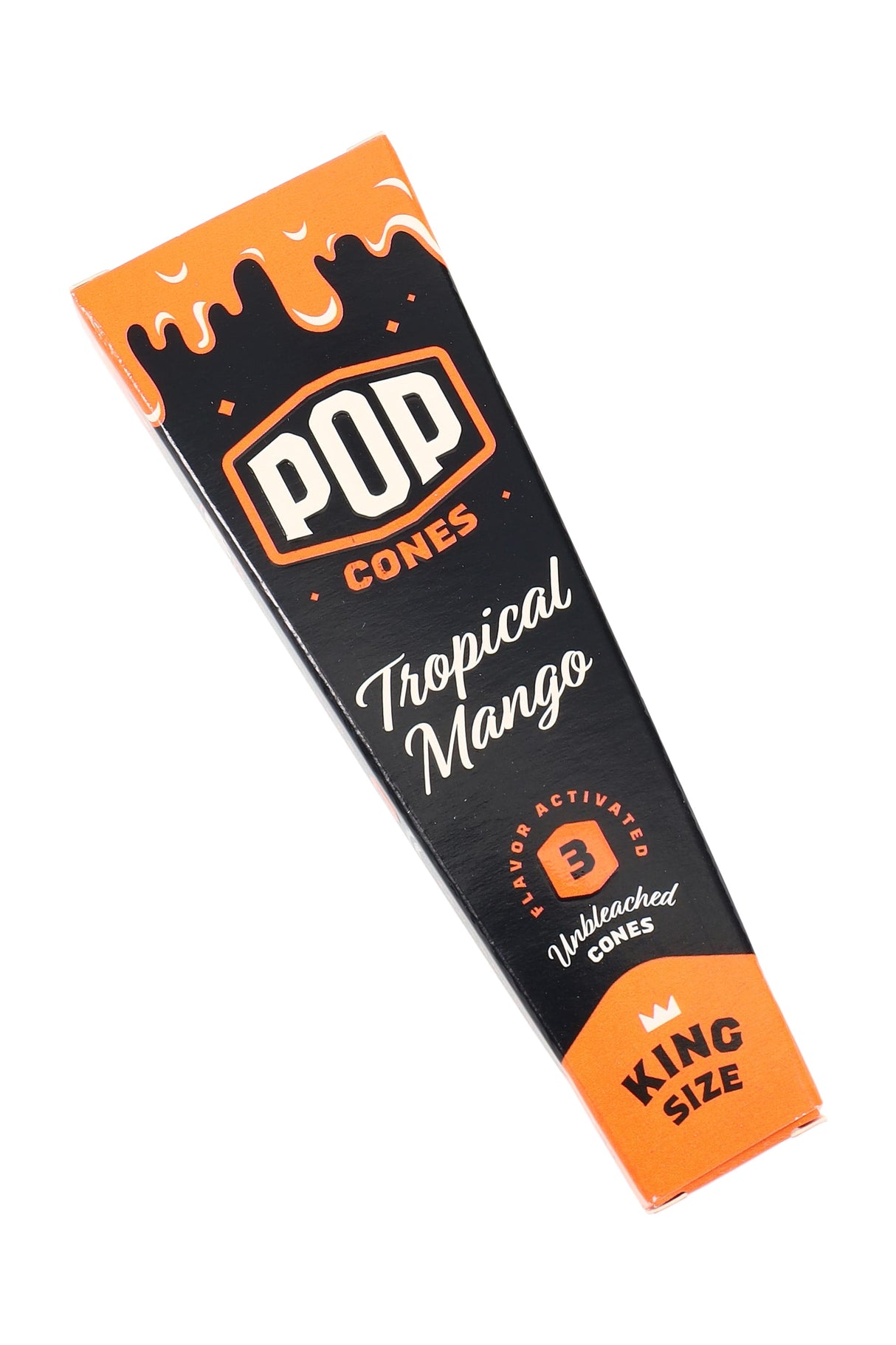 Pop 3 Assorted Flavor King Size Pre-Rolled Cones Display of 25 - RP363