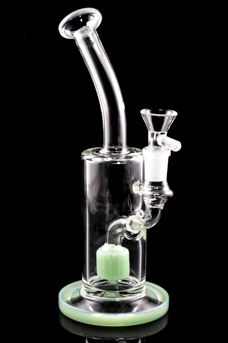 9" Small Bent Neck GoG Straight Shooter with Colored Matrix Perc - WP2995